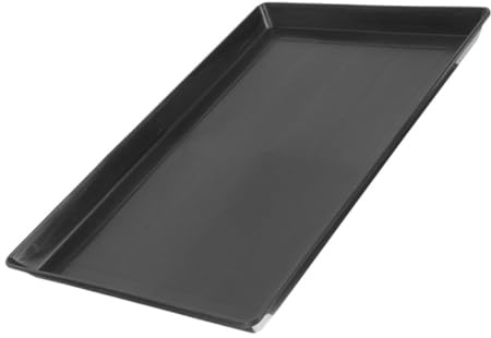 BESPORTBLE Schwarze Ersatz Wanne Vielseitig Verwendbar und Auslaufsicher Katzentoilette aus Abs Kunststoff für Vogel und Kaninchenkäfige als Kistenablage und Haustierunterlage