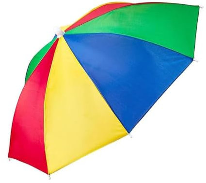 YANGWEN Regenschirmhut Mini Regenschirmmütze Faltbarer Sonnenschirmhut, Sonnenschutz für Erwachsene & Kinder,für Strand & Outdooraktivitäten