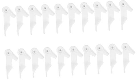 MOLUCKFU 20stücke Deckenlampen Clips Dicke Kunststoff-klemmen Befestigung Von -deckenleuchten Installieren Und Passend Für Verschiedene Lampenschirme