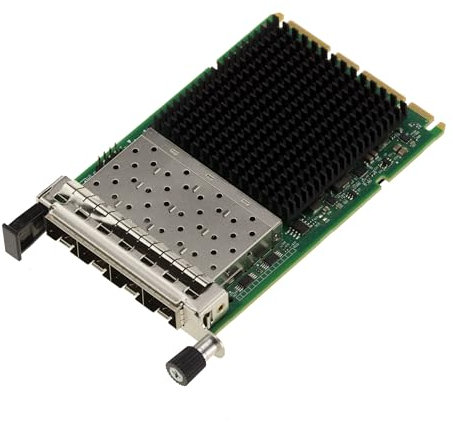 KALEA-INFORMATIQUE OCP 3.0 Netzwerk-Controller-Karte, 10 G, 25 G, Glasfaser, 4 Ports SFP+ SFP28, mit Intel E810 Chipsatz