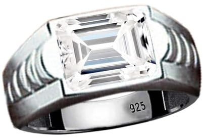 Gems Vibes Ring aus 925er Sterlingsilber, Geburtssteinring für Frauen