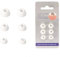 Ear Tips for CMF by Nothing Buds Pro 2, 6PCS Replacement Silicone Ear Tips, Earphone Soft Eargels Earbuds Accessories (WHITE)