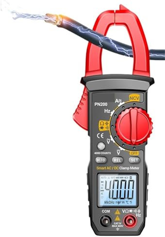 PN200 Clamp Multimeter AC/DC Electric Test Professional Amperimetric Handheld Clamp Digital Ammeter Measuring Pliers(PN200 PRO)