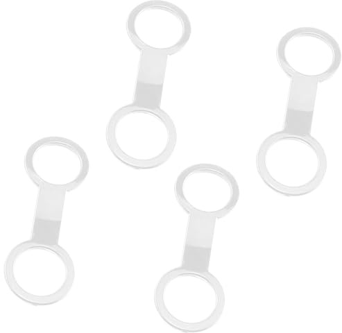 DIEKE 4Pcs Silicone Snorkels Strap Keeper Diving Tube Holder Retainer Clip Snorkels Strap Keeper Tube Holder Enduring