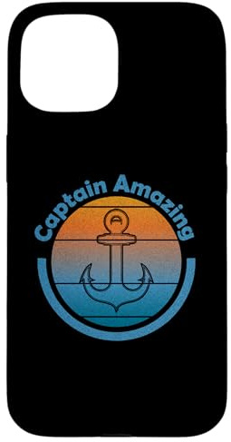 Hülle für iPhone 15 Retro Vintage Nautischer Anker | Captain Amazing Sailing