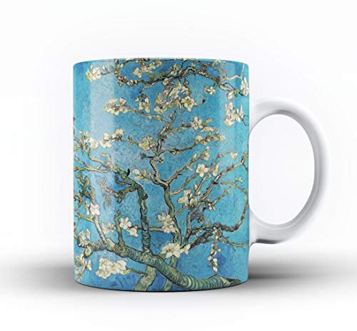 Studio RB Classic Art Collection Ceramic Mug. 1. Almond Branches in Bloom by Vincent Van Gogh