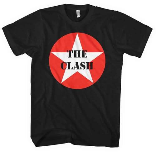 T-Shirt # L Unisex Black # Star Badge