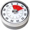 Balvi Minuteur Visual Couleur Blanc. Peut Compter jusqu'à 60 Minutes INOX/Plastique ABS 7,8x7,8x3,2 c