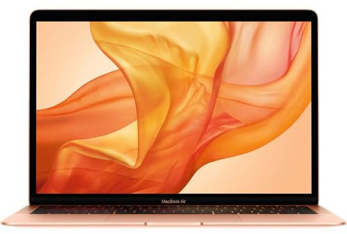 2019 Apple MacBook Air avec 1.6GHz Intel Core i5 (13-pouces, 8Go RAM, 128Go SSD Storage) (QWERTY Italian) Or (Reconditionné)