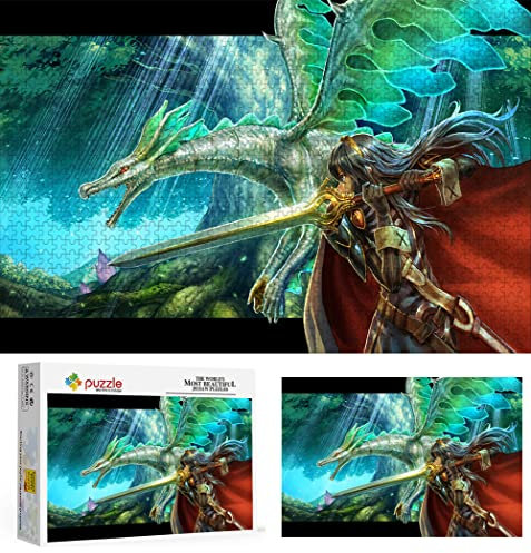 Fire Emblem Fates Puzzle, Puzzles 1000 Teile für Erwachsene, Klassische Puzzle Kinder Puzzle Herausfordernde Und Schwierige Rätsel für Erwachsene Und Jugendliche 70X50cm
