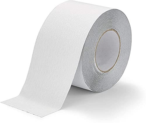 Gebildet Anti-Glissement 10cm × 10m, Ruban Adhésive Antidérapant, Bande Adhésive pour la Sécurité, Utiliser Intérieur et Extérieur (Transparent)