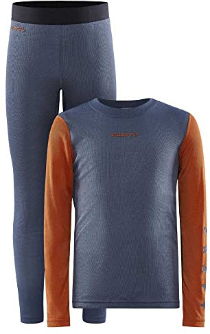 Craft Kinder Core Warm Baselayer Set Langarm Unterhemd Funktionsunterhemd