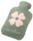 Hot Water Bottle,Hot Water Bottle with Cover,Small Hot Water Bottle2-in-1 Water Bag for Cold Hot Compress,Wearable hot Water Bottle,Mini hot Water Bottle, Great Gift for Women (1000ML Green)