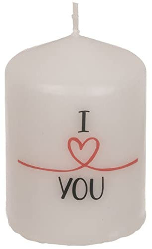 I Love You Kerze in Box 6 x 8 cm.