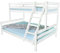 Etagenbett Hochbett Kinderbett Denise 140 x 200cm Kiefer massiv weiß lackiert inkl. Rollrost