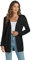 Famrrifuu Donna Cardigan Cotone Lungo Leggero Maniche Lunghe Aperto Davanti Elegante Casual Cardigan,Nero,S