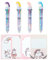 LAOYE 4PCS Mehrfarbiger Kugelschreiber 10in1 Multicolor Kuli Einhorn Stifte lustig 3D Unicorn Kugelschreiber farbig Süße Pferde Kugelschreiber mit 4PCS Haftnotizen - Mehrfarbiger Stift für Kinder
