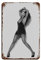 Tina Turner Schwarz Weiß Poster 7 Retro Poster Metall Blechschild Chic Art Retro Eisen Malerei Bar Menschen Höhle Cafe Familie Garage Poster Wanddekoration 20 x 30 cm