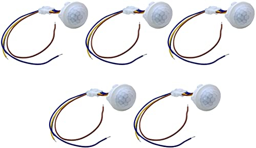 5 uds LED Closet Sensor PIR Detector de Movimiento infrarrojo Interruptor de luz Inteligente 220V