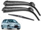 Juego de 3 escobillas de limpiaparabrisas delanteras y traseras compatible con Honda Fit Jazz 1 2002-2008 cepillo for ventana de parabrisas 20 + 16 + 14 