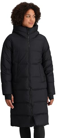 Outdoor Research Women's Coze Down Parka, Solid Black, L