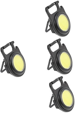 OSALADI 4stücke Keyring Cob Taschenlampe Wiederaufladbar Multifunktionale Arbeitsleuchte Tragbarer Flaschenöffner Für Outdoor Camping Notfälle Und Reparaturen