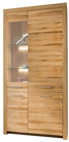 Vitrine II-L Robusto WZ-0169 aus Eichenholz