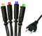 hellum LED-Lichterkette innen, 220V strombetrieben Lichterkette bunt 30er LEDs, beleuchtete Länge 4,35m, Kabel grün Wohnzimmer DIY Dekoration Weihnachtsbaum IP20 Stecker für Innen 150315