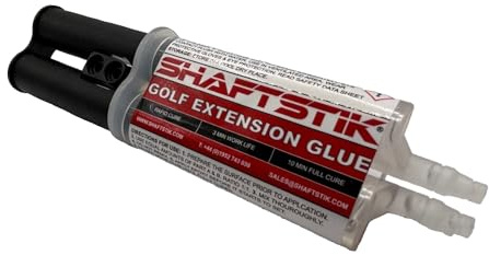 SHAFTSTIK Golf Club Rapid Set Shaft Extension Glue - Two Part Epoxy Adhesive