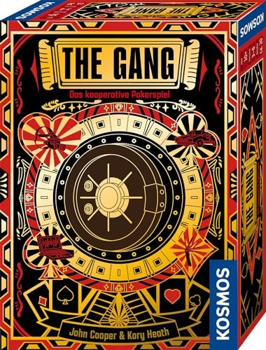 Kosmos 683887 The Gang, kooperatives Pokerspiel für 3-6 Spielerinnen und Spieler ab 10 Jahren, Im Team pokern, Tresore knacken und die Pokerhände einschätzen