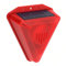 Lancoon Solar Power Alarm Motion Sensor 129dB Warning Loud Siren Flashing Red Light Animal Repeller Dog Barking Waterproof Defender Rat Deer Raccoon Skunk