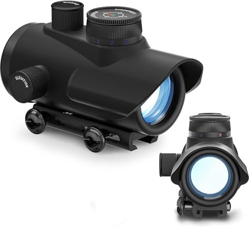 KinZon Red Dot Sight, 30 mm rotes grünes optisches Zielfernrohr, Helligkeitsanpassungen mit 22 mm/11 mm Weaver Picatinny-Schienenmontage, Airsoft-Jagd