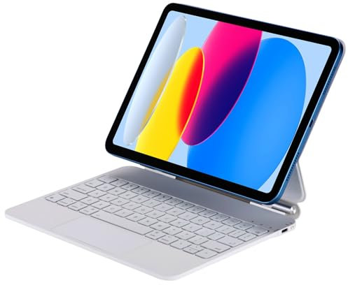 SCIMIN Funda para Teclado Magic Keyboard Bluetooth inalámbrico para iPad 10ª generación | iPad (A16) 11ª generación, con Soporte magnético y diseño voladizo Flotante