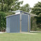 Home & Garden-Gartenhaus grau 270x130x208,5 cm verzinkter Stahl Möbel Wahl