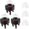 6pz 188-512-1 Pompe di Innesco e Pompa di Innesco Sostituzione, per Piccoli Motori Poulan Echo Motosega Ryobi Homelite Bolens, Pompetta di Adescamento per Poulan Craftsman Walbro (Trasparente)