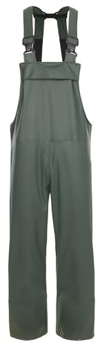 U.S Air-Flex Waterproof Windproof Breathable BIB n BRACE Dungarees Lightweight - Work Overalls for Men - Waterproof Mens Overalls (UK, Alpha, 3XL, Regular, Regular, Green)