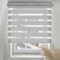 Home-Vision® DuoRollo Schrauben, Doppelrollo mit Bohren zum Anschrauben, Rollos für Fenster und Türen (Grau, B150 x H150 cm)