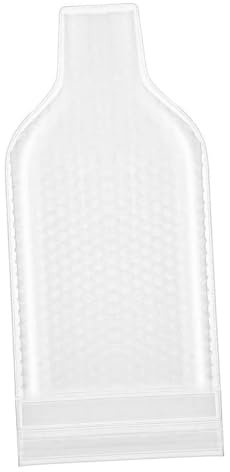 Laroal Lot de 2 sacs de protection de voyage pour vin, pochettes réutilisables pour bouteille de vin, pochettes gonflables à bulles, sacs de voyage antichoc pour vin, champagne, bière, huile d'olive