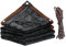 Rete Ombreggiante Con Protezione Solare Al 75% Per Impieghi Gravosi, Telo In Rete Anti-invecchiamento Permeabile, Nero Resistente Ai Raggi UV Con Occhielli, Per Pergola, Pollai, Piante(5x7.0m/16.5x23.