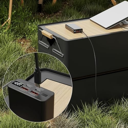 Gettimore 100 W USB-auf-DC-Netzkabel, wasserdichtes TPE-Kabel in 3 m15 m20 m Länge