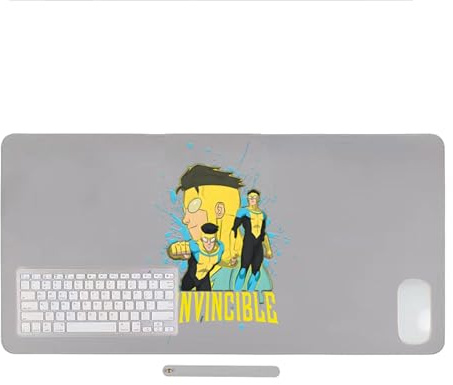HAGRDBC Gaming Mauspad Superhero Anime Fan, Mauspad für Laptop und Computer Schreibtisch Zuhause, für Pro Gamer und E-Sport Zubehör Set(Grey,60cm*30cm)