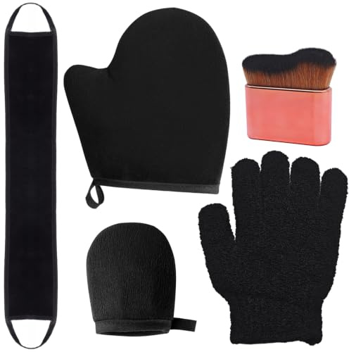 Guantes para Autobronceador,Kit de 5 Aplicadores de Bronceado Automático