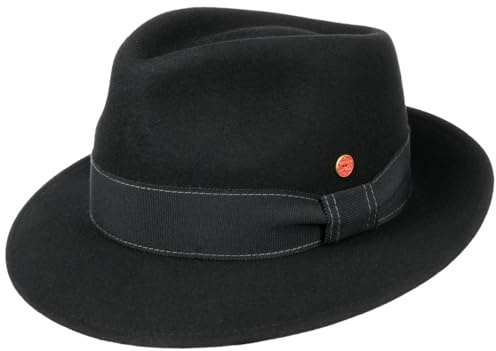 Mayser Manuel Bogarthut Fedora Filzhut Herrenhut Ripsband Handmade Made in EU Damen Herren Sommer Winter