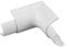 16mm x 8mm White Smooth-Fit Right Angled Internal Trunking Adapter– Under Door | Loops