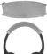 Geekria Flex Fabric Headband Cover Compatible with Bose QC 3, AE2, AE2i, AE2w, SoundTrue Around-Ear Headphones, Replacement Repair Part, Sweat Cover, Easy DIY Installation (Grey)
