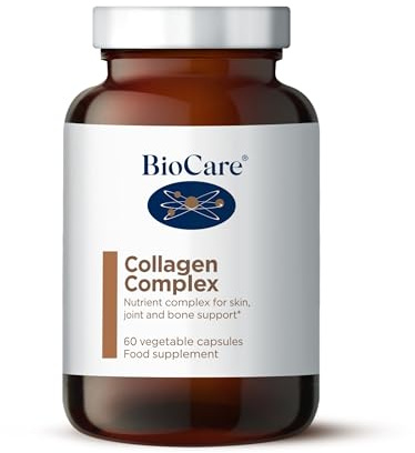 BioCare Collagen Complex, 60 Capsules | Vitamin C & Zinc with Marine Collagen, Hyaluronic Acid & Rosehip Powder, Skin, Joint and Bone Support
