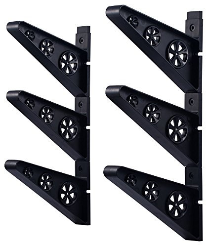 SKIBLE 4boarder® Montaggio a parete per Sci | Longboard | Skateboard | Snowboard | Pennyboard | Hoverboard | Wakeboard | E-Electro-Longboard | attrezzi da giardino