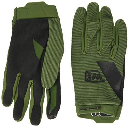 100 Percent Herren Ridecamp Glove Fatigue-Md Handschuh für besondere Anlässe, Verde, Mediano