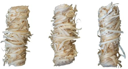 Zündling® Bio-Anzünder 15 kg – ca. 975 Kaminanzünder aus Holzwolle & pflanzlichem Wachs | Ofen- & Grillanzünder | ca. 10 Min. Brenndauer | FSC®-Holzwolle | vegan | Handarbeit aus der Eifel