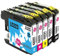 Ink Inspiration® Ersatz für Brother LC223 Druckerpatronen 5er-Pack, kompatibel mit Brother DCP-J4120DW MFC-J5320DW MFC-J5620DW MFC-J4420DW MFC-J4620DW MFC-J4625DW MFC-J680DW MFC-J5720DW MFC-J480DW